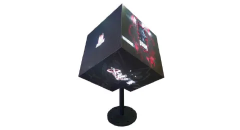 Custom LED Screen, Cube shape