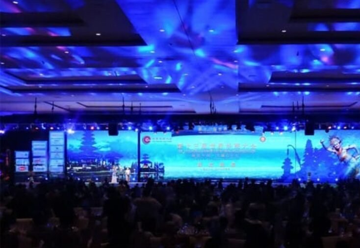 Rental of LED screen indoor for World Chinese Entrepreneur