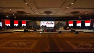 Rental LED Screen for Indonesian presidential debate