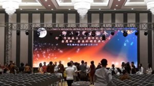 Rental of LED screen indoor for Hotel Harmoni