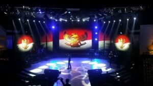 Rental of LED screen indoor for Meraih Bintang