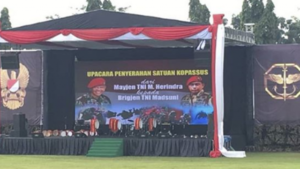 Rental LED Screen outdoor for Kopassus (Indonesian elite military team)