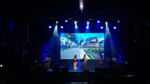 Rental of LED screen outdoor for Sumarecon