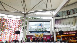 Fixed Installation of LED screen outdoor at Summarecon Serpong