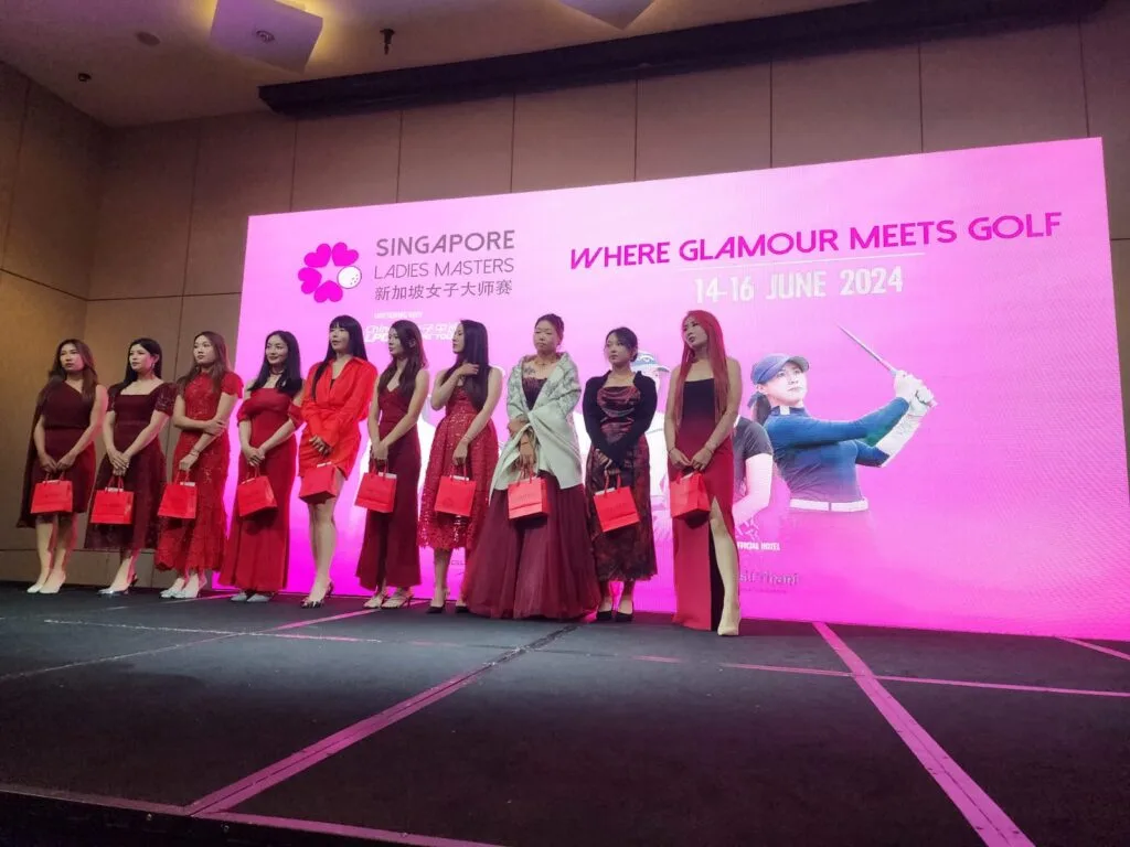 Caiyida video wall at Ladies Singapore Master Golf event